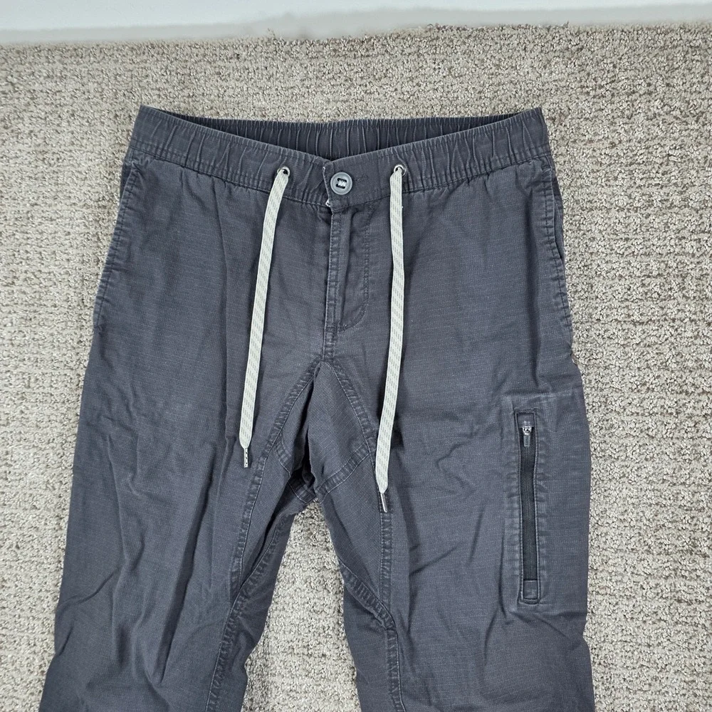 Vuori Mens Ripstop Climber Pant Charcoal Grey Size Small V412 Drawstring Jogger